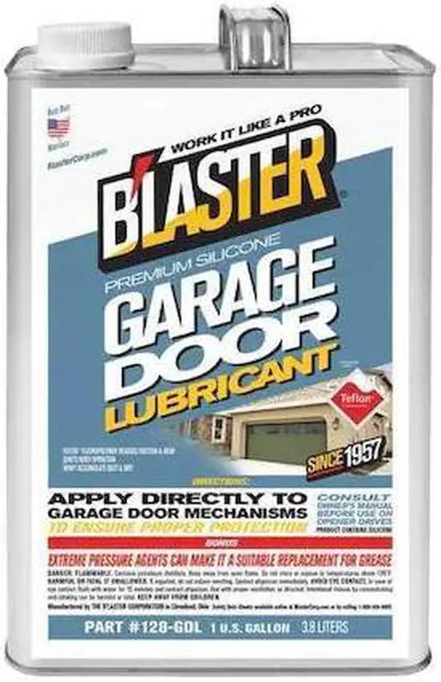 Main image of BLASTER 128 - GDL Garage Door Lubricant, 1 gal., Can, Silicone, clear