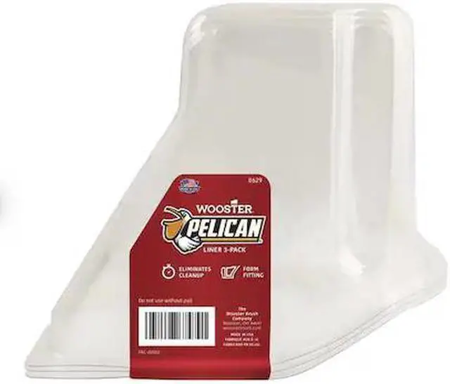 Alt view image 2 of 4 - WOOSTER 8629 PET Recycled Plastic Paint Bucket Liner, 1 qt, 3 PK