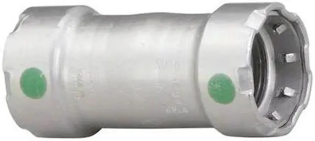 Alt view image 3 of 3 - Viega MegaPress 4815.5 Carbon Steel Coupling Without Stop, 3/4"