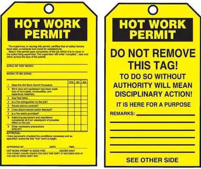 Main image of ACCUFORM TAR724 Permit Tag By The Roll, Status Alert, Cardstock, 6 1/4 in H x 3