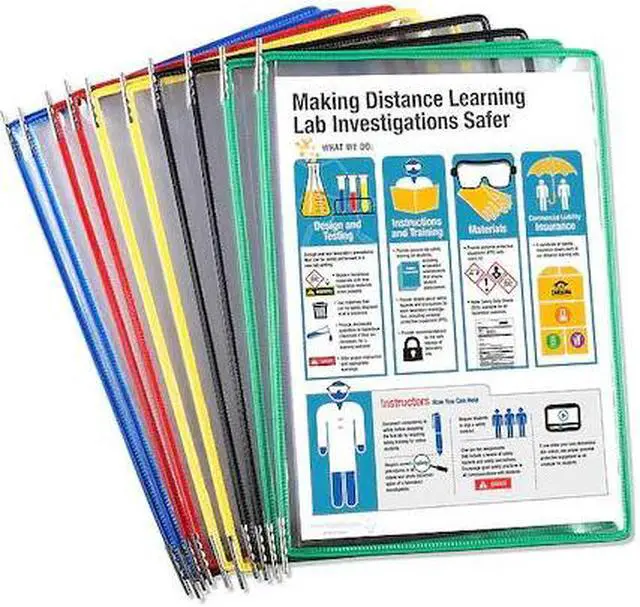 Alt view image 3 of 7 - Tarifold- Inc. P090 Replacement Pivoting Pockets for Wall Unit & Desktop Starter Set- 10/Pack