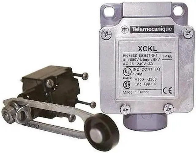 Main image of TELEMECANIQUE XCKL141H7 Limit Switch, Var Length Roller Lever, 10A
