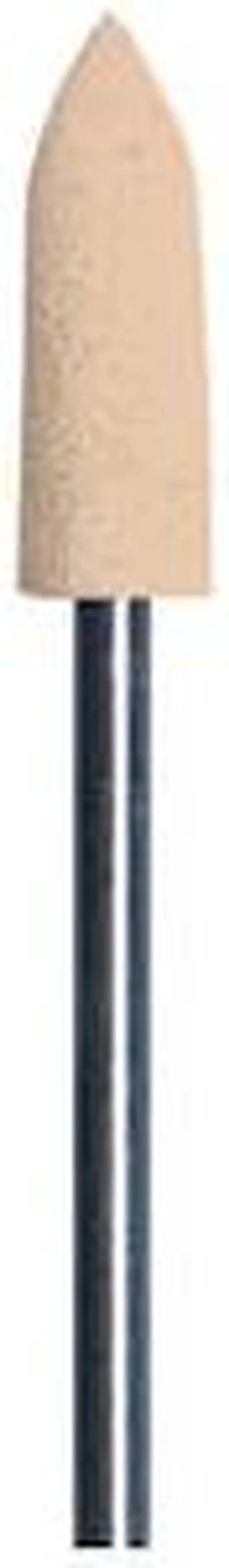 Main image of DEDECO 1060 Sunburst Point 3/32 in Diamond Tan 400 Grit Shape 15-1/Unit
