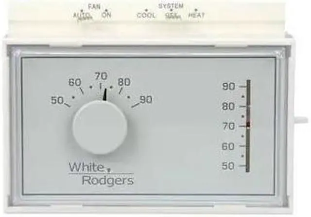 Alt view image 5 of 6 - WHITE-RODGERS 1F56N-444 Standard Mechanical Thermostats, 1 H, 1 C, Hardwired,