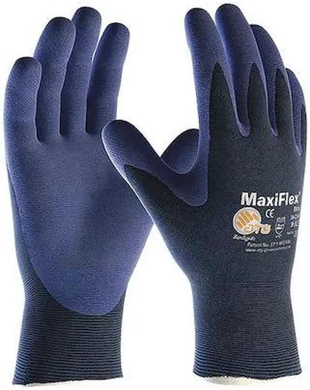 Main image of PIP 34-274/L Foam Nitrile Coated Gloves, Palm Coverage, Blue, L, PR