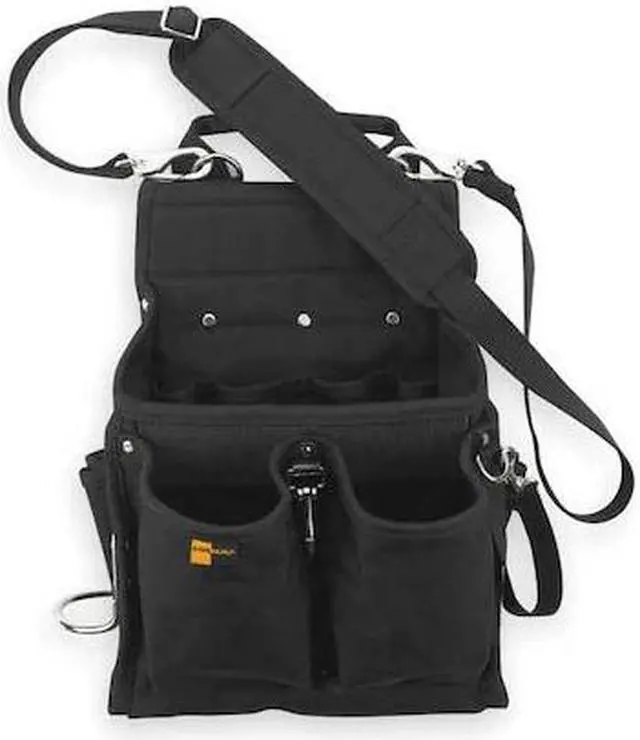 Alt view image 4 of 7 - Clc Electricians Tool Pouch Black  Ballistic Polyester  5508