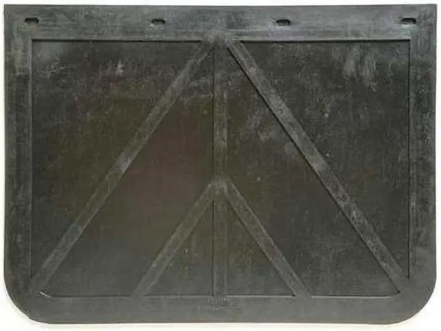 Main image of BUYERS PRODUCTS B2418LSP Mud Flaps, 18 in X 24 in, Rubber, Black, 1 PR