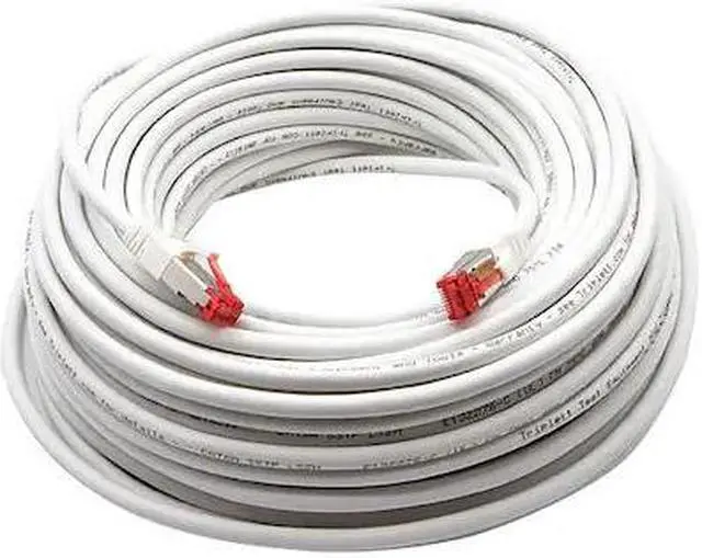 Main image of TRIPLETT CAT6A-100WH Voice and Data Patch Cable,6A,10 GBps