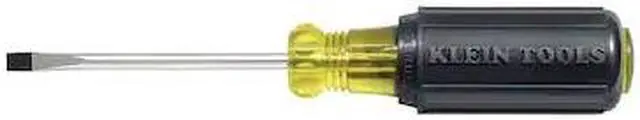 Alt view image 2 of 6 - KLEIN TOOLS 601-3 Screwdriver Slotted 3/16" 3 in Round