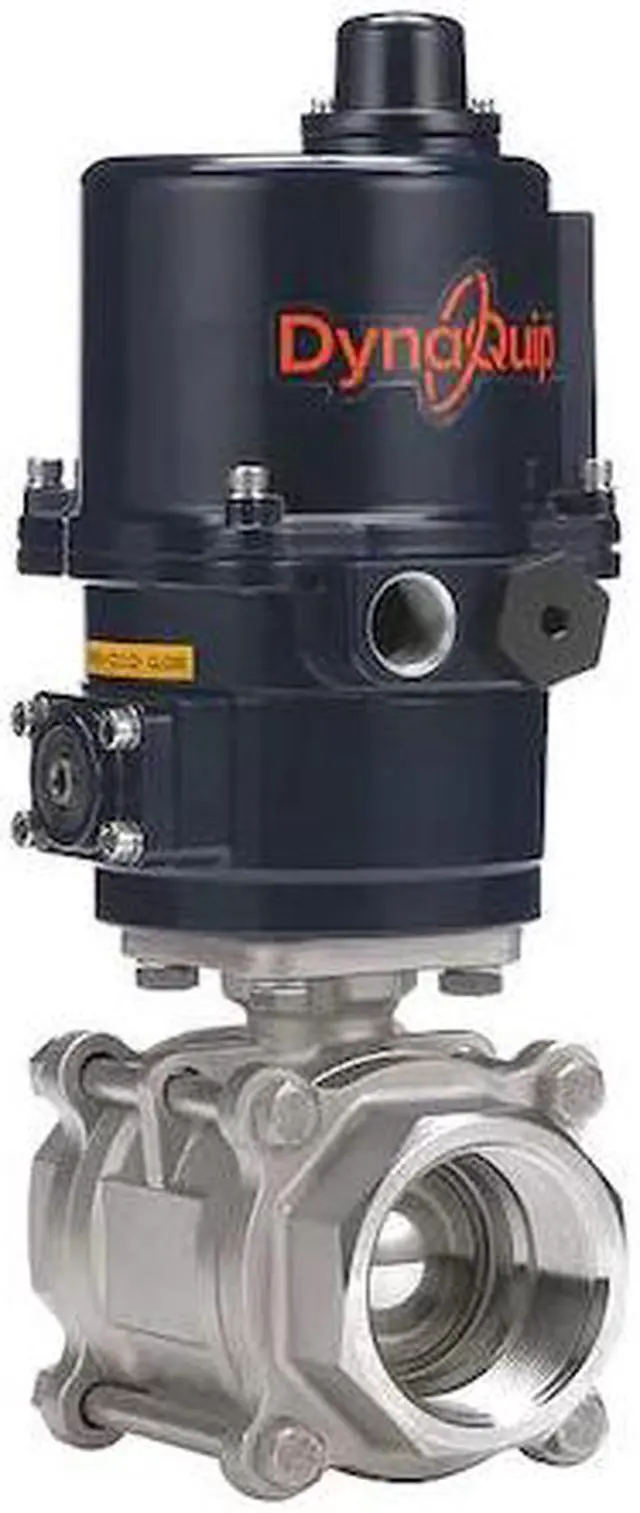 Alt view image 4 of 4 - DYNAQUIP CONTROLS E3S28AJE07 2" FNPT Stainless Steel Electronic Ball Valve 2-Way