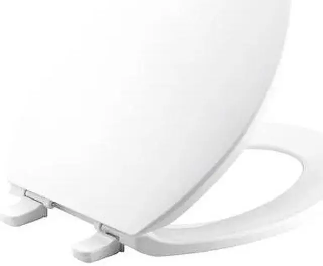 Alt view image 2 of 2 - Kohler K-4774-0 Brevia Q2 Elongated Closed-Front Toilet Seat with Quick-Release and Quick-Attach, White