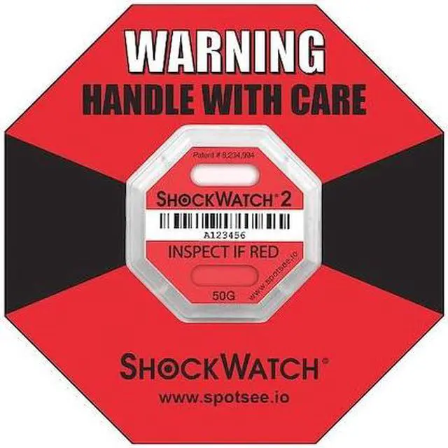 Main image of SHOCKWATCH 50000K G-Force Indicator Label,50G,PK50