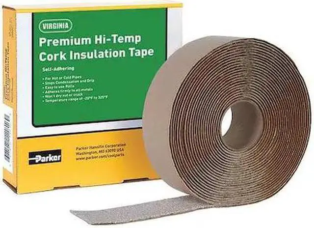 Main image of PARKER VIRGINIA PTH1 Hi-Temp Cork Insulation Tape,Roll