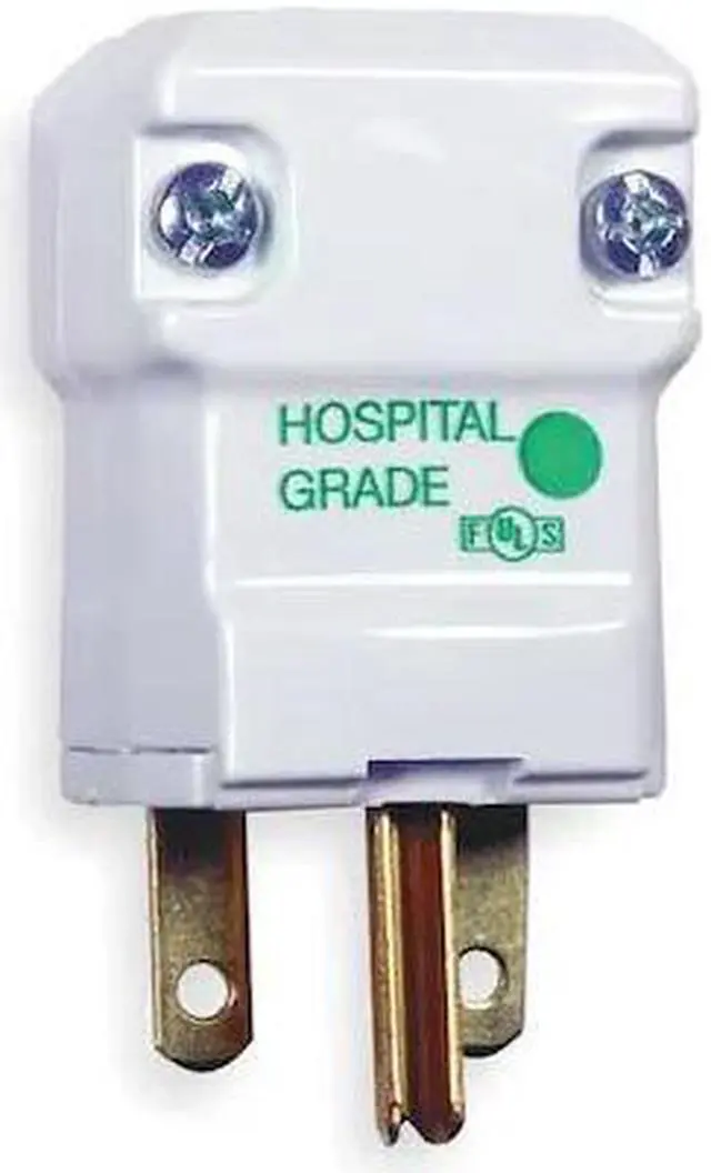 Alt view image 2 of 3 - HUBBELL WIRING DEVICE-KELLEMS HBL8666V 3 Wire Straight Blade Plug Hospital