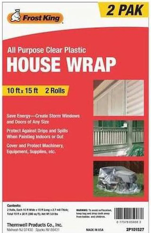 Main image of FROST KING 2P101527 House Wrap 10 ft. x 15 ft., Pk2
