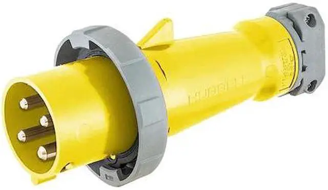 Alt view image 2 of 5 - HUBBELL M4100P12 Pin and Sleeve Plug,3P,4W,100A,250V