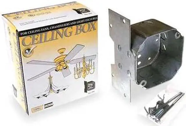 Alt view image 11 of 13 - RACO 294 Electrical Box,Round Ceiling Pan,8 Side