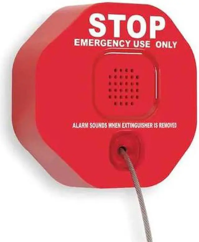 Main image of SAFETY TECHNOLOGY INTERNATIONAL STI-6200 Fire Extinguisher Alarm, Depth: 1 7/8