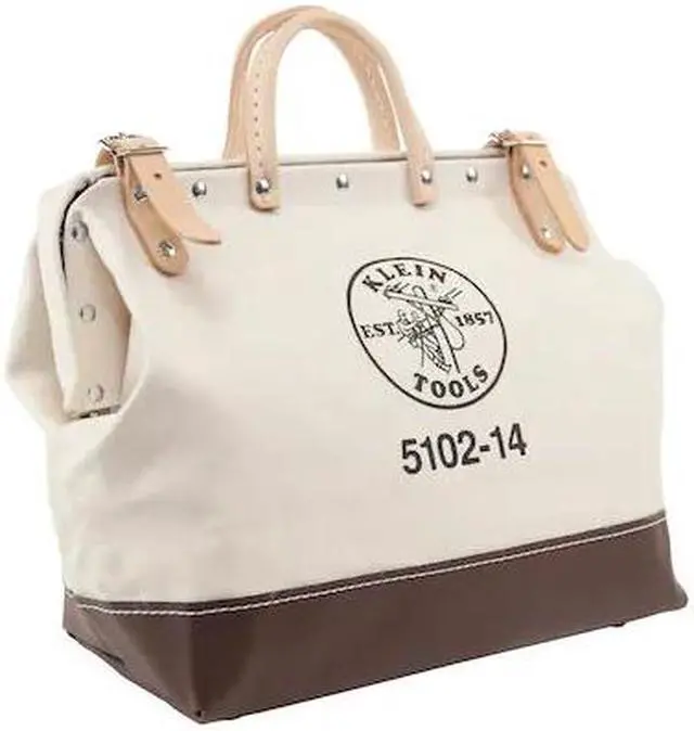 Alt view image 7 of 13 - Klein Tools 5102-14 14-Inch Canvas Tool Bag