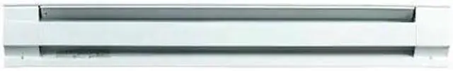 Alt view image 6 of 9 - CADET 2F500-1W 30" Electric Baseboard Heater, White, 500W, 120V