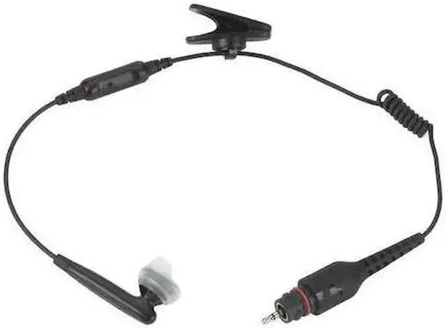 Alt view image 2 of 2 - MOTOROLA NNTN8294A Earbud,Black,11-1/2 In. L