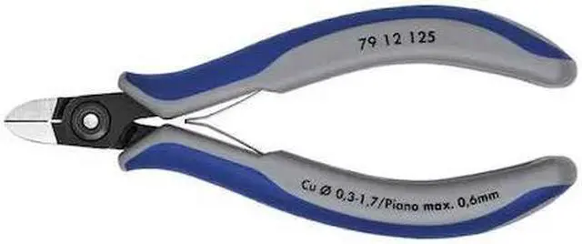 Alt view image 2 of 3 - Knipex Diagonal Cutting Plier  Tool Steel  79 12 125