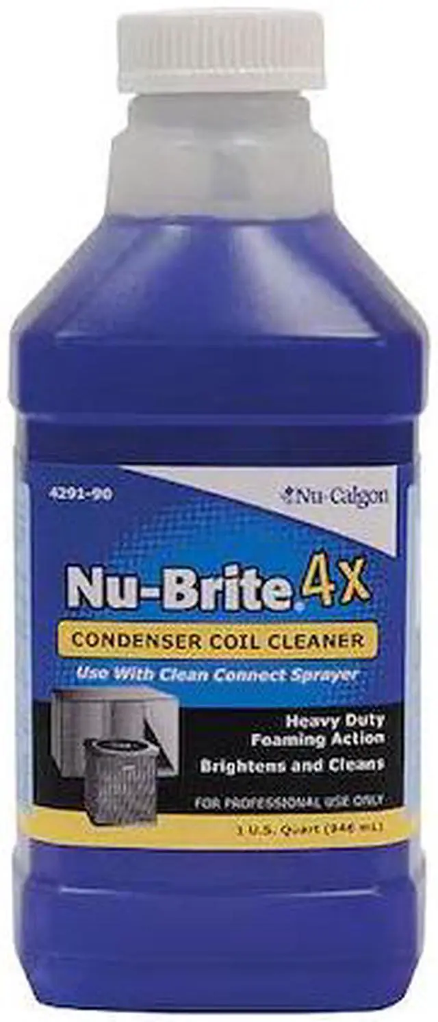 Main image of NU-CALGON 4291-90 Coil Cleaner, 32 oz, Bottle, Blue