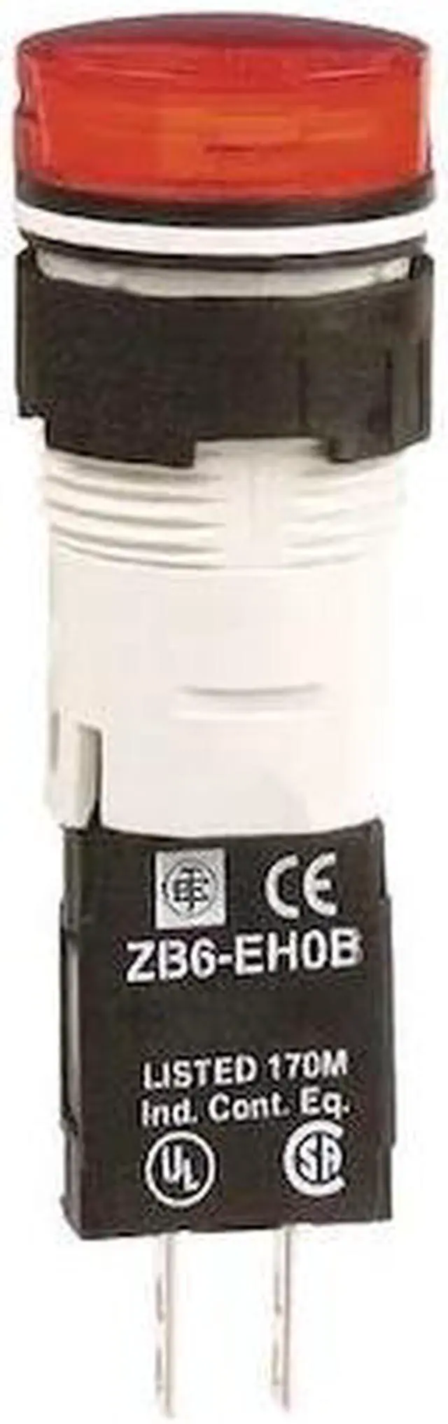 Alt view image 2 of 2 - Schneider Electric Pilot Light Complete 16mm Red   XB6AV4GB