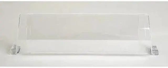Main image of ZORO SELECT 6TUC5 Baseboard Register Air Deflector, Clear