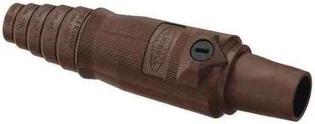 Alt view image 2 of 2 - HUBBELL WIRING DEVICE-KELLEMS HBL400FBN Connector, 3R, 4X, 12, Female, Brown,