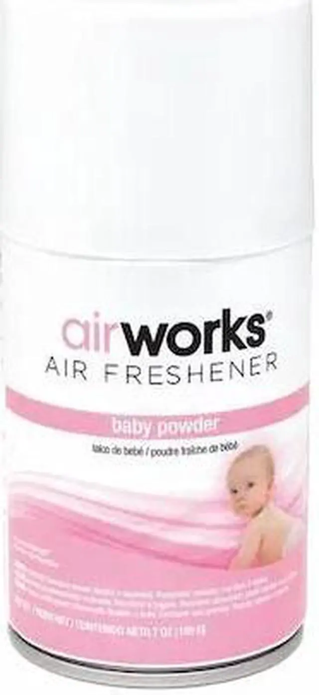 Alt view image 2 of 9 - Aerosol Can Refill, 7 Oz, Baby Powder, Pk12
