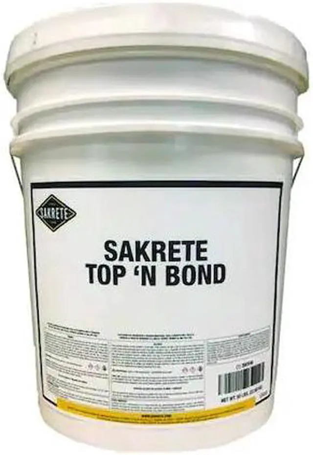 Alt view image 2 of 2 - SAKRETE 120032 Concrete Repair Compound, Pail, Gray, Top 'N Bond
