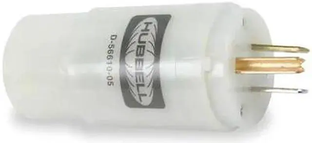 Alt view image 2 of 2 - HUBBELL WIRING DEVICE-KELLEMS HBL2271 Power Strip, Surge, L5-15R, 5-15P, White