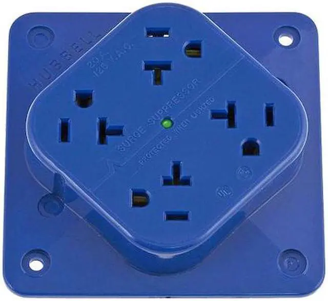 Alt view image 2 of 4 - HUBBELL WIRING DEVICE-KELLEMS HBL420S Receptacle, 20 A Amps, 125V AC, Surface