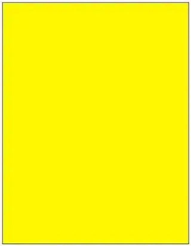 Main image of TAPE LOGIC LL185YE Tape Logic Rectangle Laser Labels, 8 1/2" x 11", Fluorescent