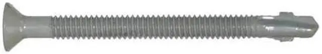 Alt view image 2 of 3 - TEKS 1096000 1/4" x 3" Steel Self Drilling Screws, Flat Head Type 100 PK