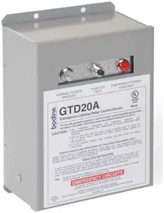 Alt view image 2 of 3 - BODINE GTD20A Emergency Lighting Relay Control