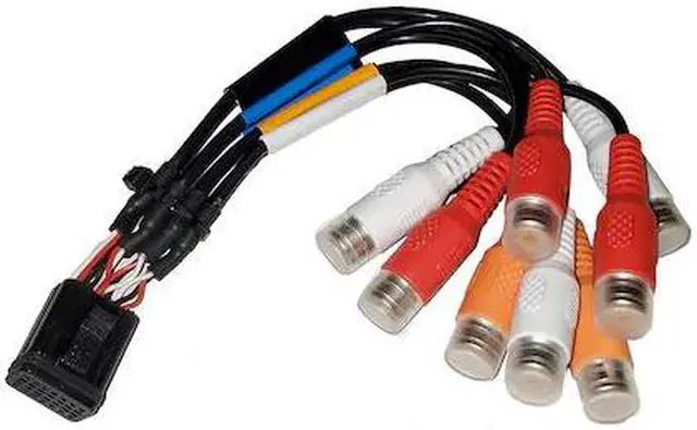 Alt view image 6 of 9 - FUSION Wire Harness f/ MS-RA670 & MS-RA770 Stereo - Zone 1 & 2 (B Port-RCA)