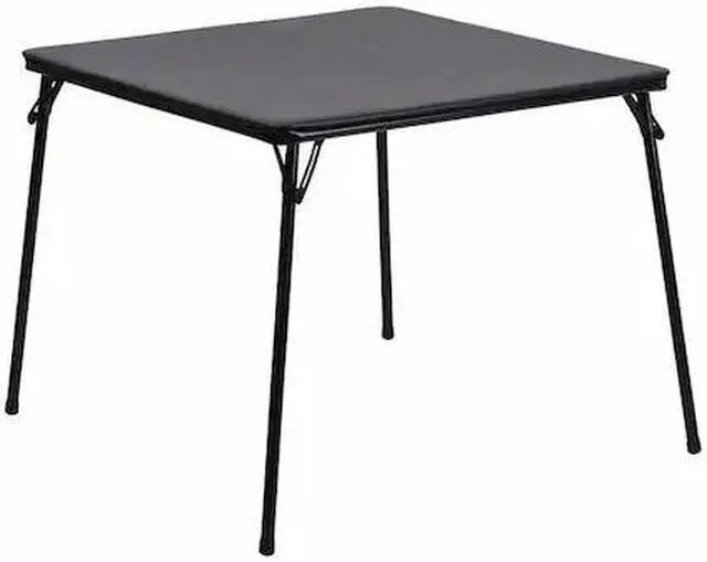 Alt view image 4 of 8 - Black Folding Card Table