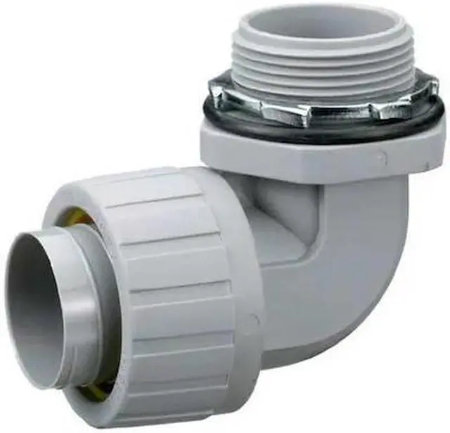 Alt view image 2 of 2 - HUBBELL WIRING DEVICE-KELLEMS P1009NGY Conduit Fitting Connector, 1 in,