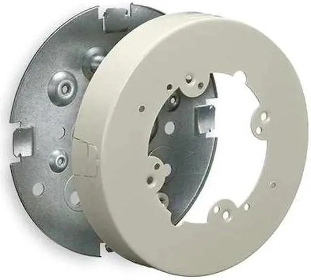 Alt view image 2 of 2 - HUBBELL WIRING DEVICE-KELLEMS HBL5738IVA Fixture Box,Ivory,Steel,Boxes