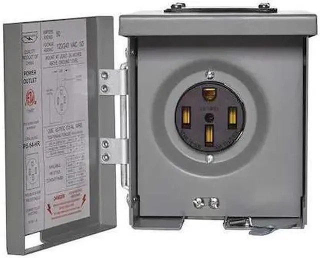 Alt view image 4 of 4 - Pnl Out Pwr 120/240V 30A Connecticut Electric Panel Box Accessories PS-54-HR