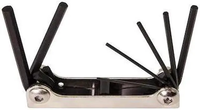 Main image of Klein Tools Seven-Key Metric Folding Hex-Key Set   70582
