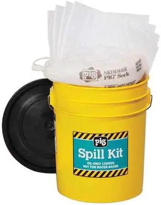 Alt view image 2 of 3 - PIG KIT4200 PIG Spill Kit, Oil-Based Liquids, Yellow
