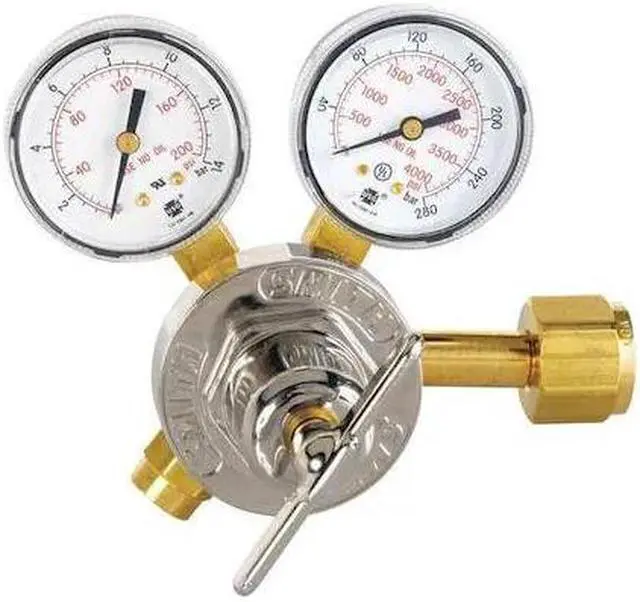 Alt view image 2 of 3 - MILLER ELECTRIC 30-150-320 Gas Regulator, Single Stage, CGA-320, 0 to 150 psi,