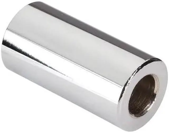 Main image of ZORO SELECT MPB1381 Spacer, 1/2 in Screw Size, Chrome Plated Steel, 2 in