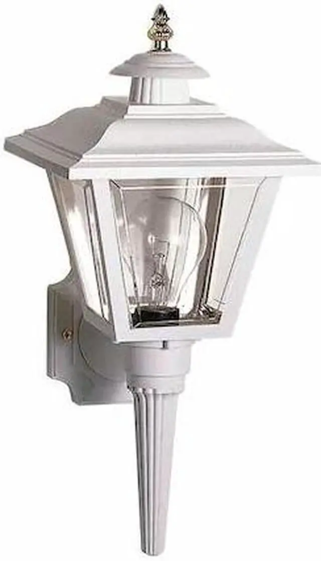 Main image of NUVO SF77-897 1-Light - 17ft.ft. Coach Lantern with Finial Beveled Acrylic