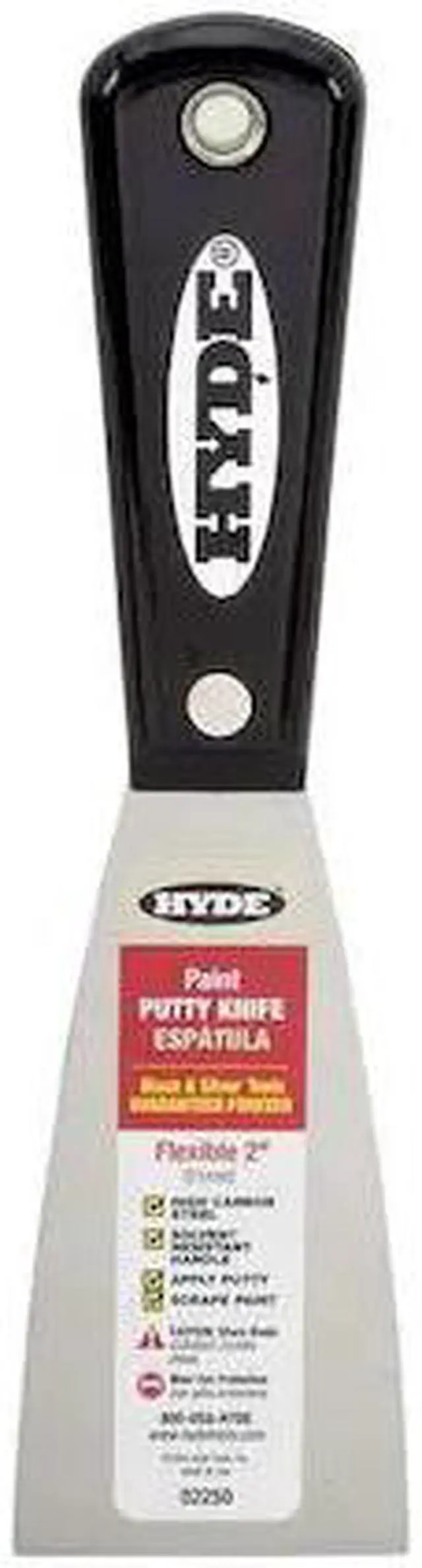 Alt view image 2 of 9 - Hyde Tools 2250 2-Inch Flexible Putty Knife Professional - Each