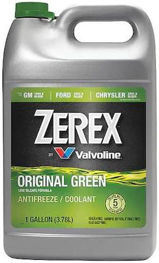 Alt view image 3 of 3 - Zerex Antifreeze Coolant 1 gal. Green   ZX001