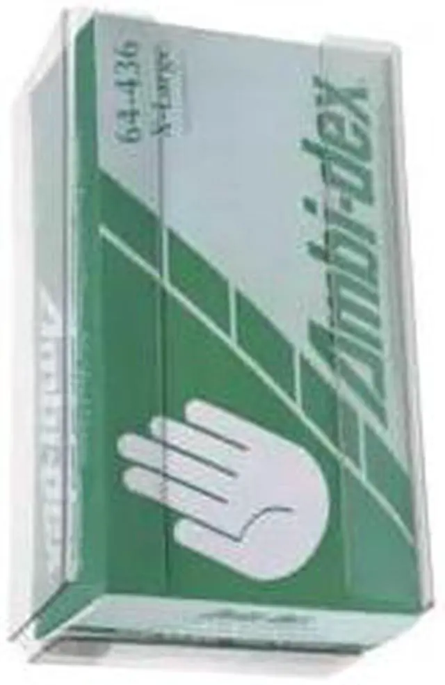 Main image of OMNIMED 305360-H Single Clear PETG Horizontial Mount Glove Box Holder